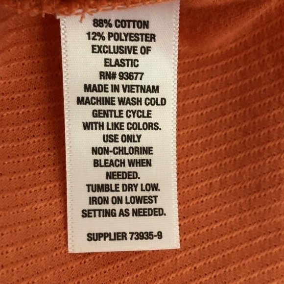 A.n.a Orange Pullover Top 1X - Picture 7 of 7